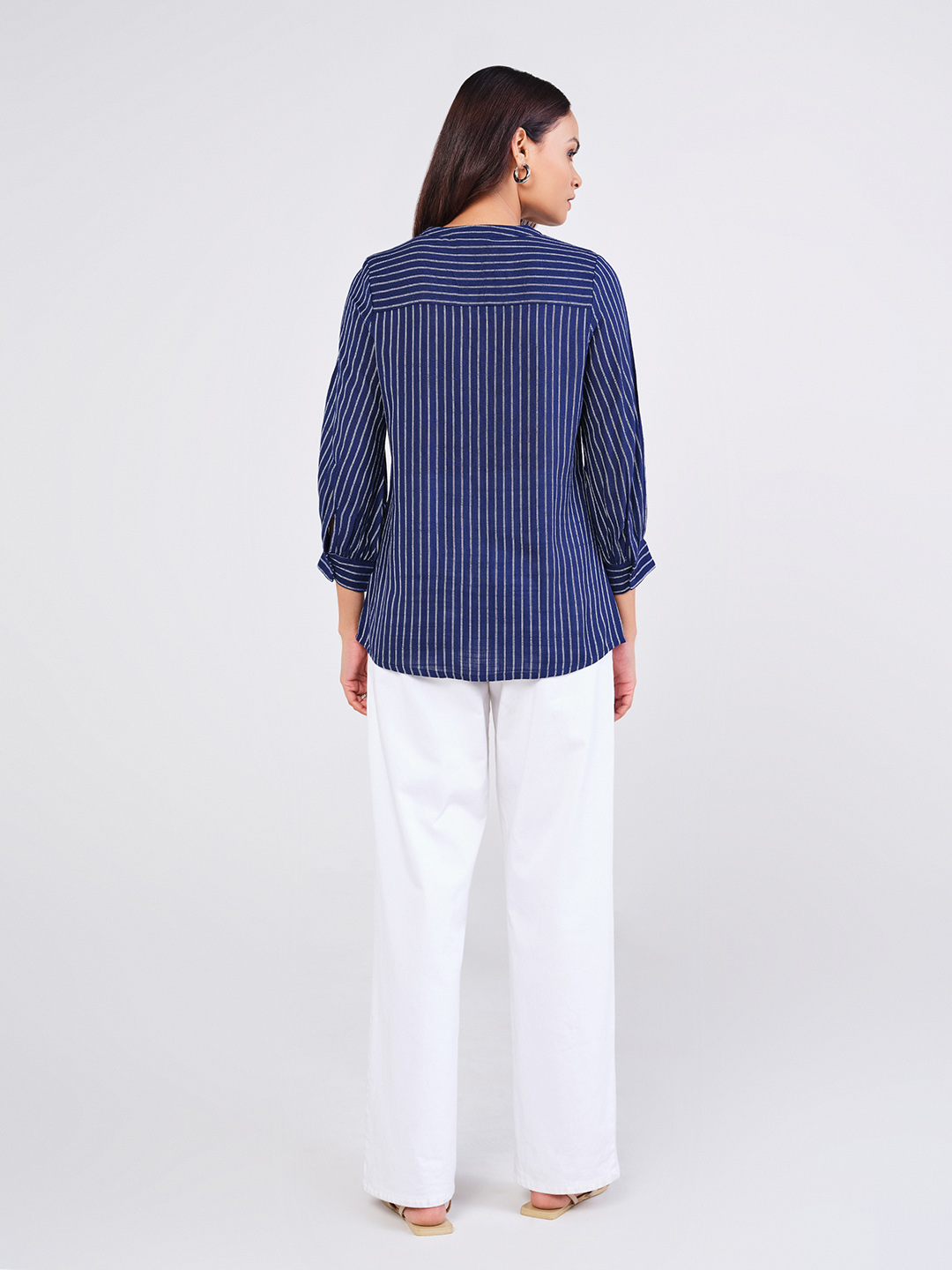 Navy Classic Stripes Shirt, Navy, image 5